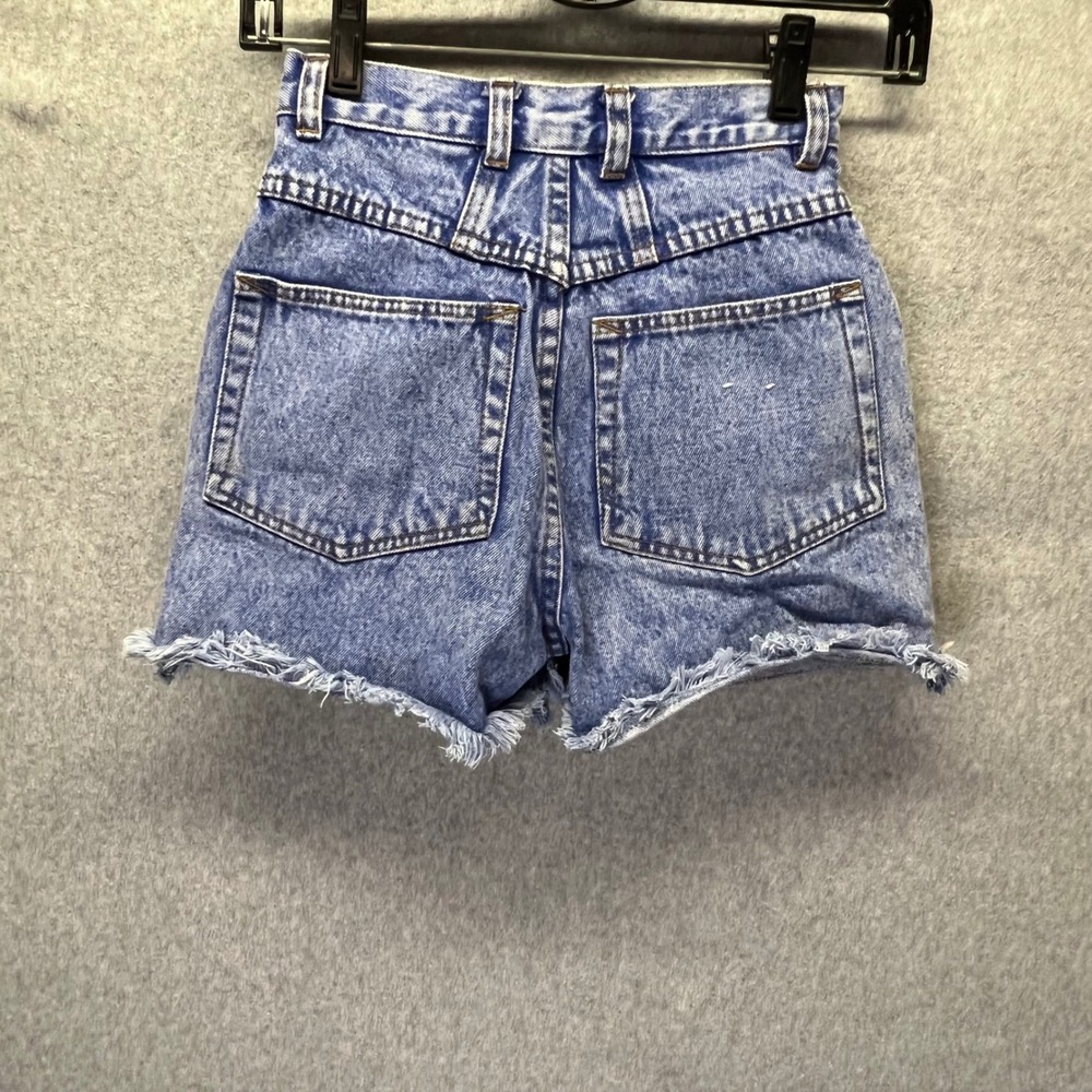 Vintage 90s Rio Denim Jean Shorts Cutoffs Frayed Raw Hem 3‎ Booty Shorts - Picture 5 of 12
